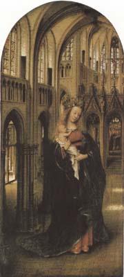 Jan Van Eyck Madonna in a Church (mk08) France oil painting art